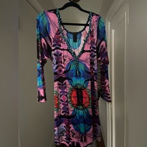 GREAT DATE NIGHT DRESS! Extremely flattering , so comfy, very unique
